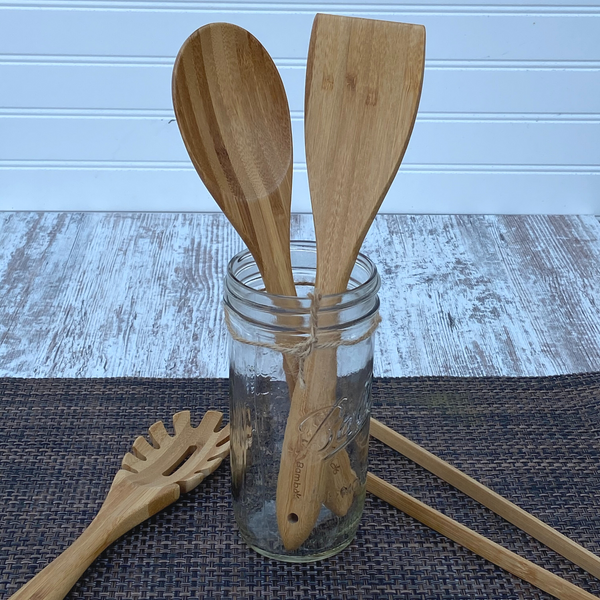 Bamboo Reusable Cooking Utensils