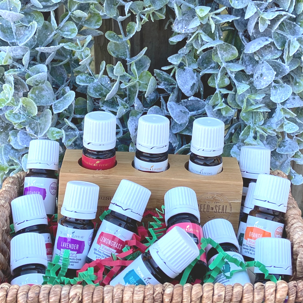 Free Bamboo Holder with Purchase of 3 Essential Oils
