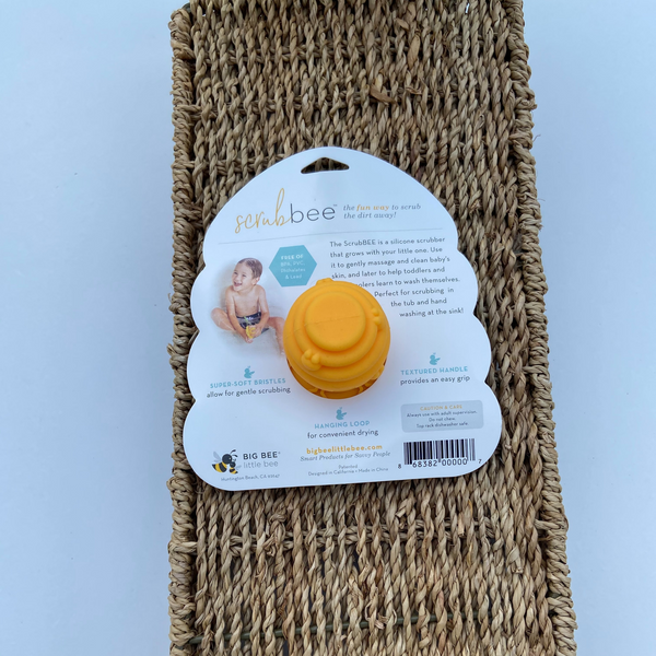 ScrubBee Silicone Scrubber: Marigold & Lime