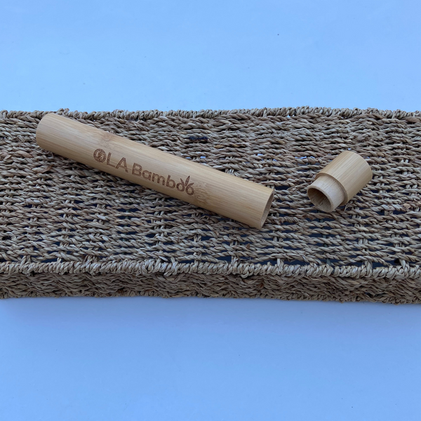 Bamboo Toothbrush Travel Case