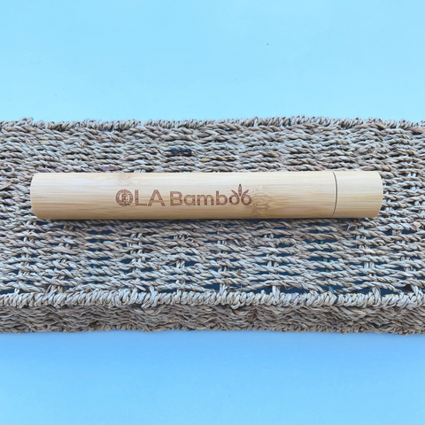 Bamboo Toothbrush Travel Case