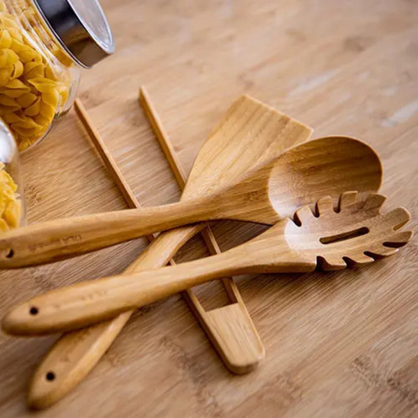 Bamboo Reusable Cooking Utensils