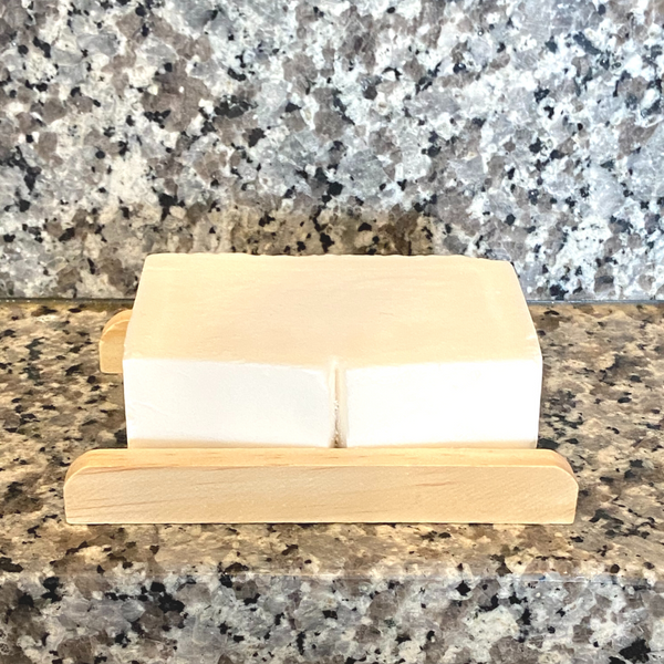 Wide Slat Bamboo Soap Dish
