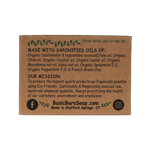 Basic Bars Soap Peppermint Spearmint