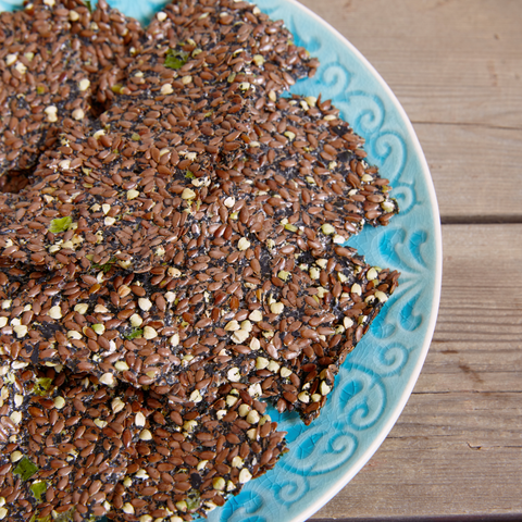 Italian Flax Seed Crackers