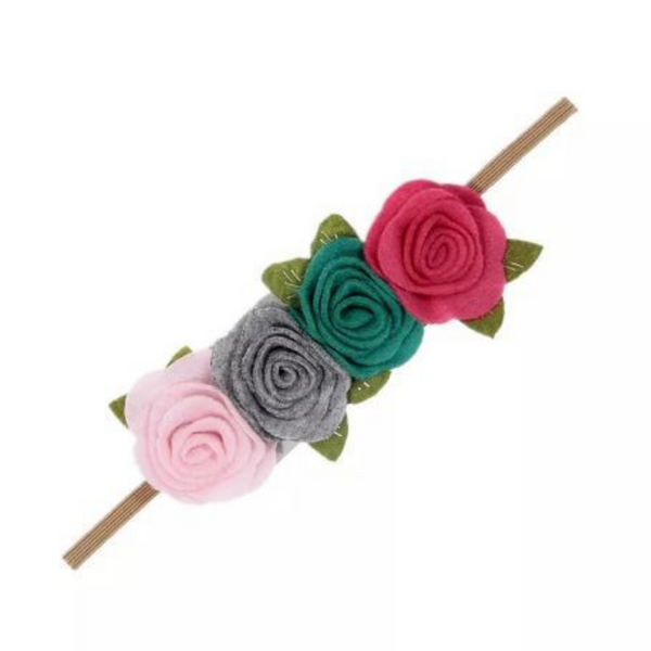 Handmade Flower Elastic Headband