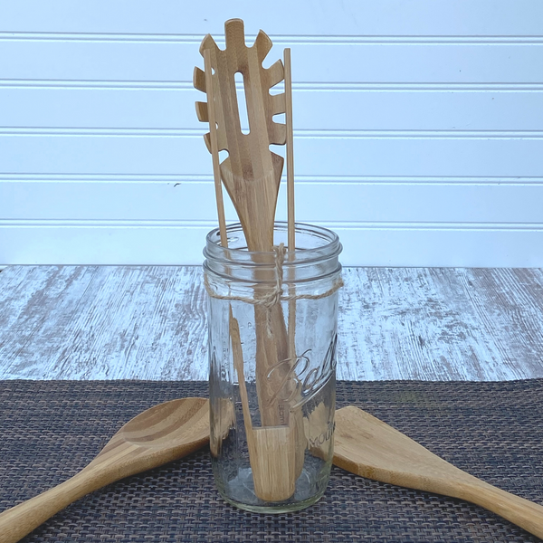 Bamboo Reusable Cooking Utensils